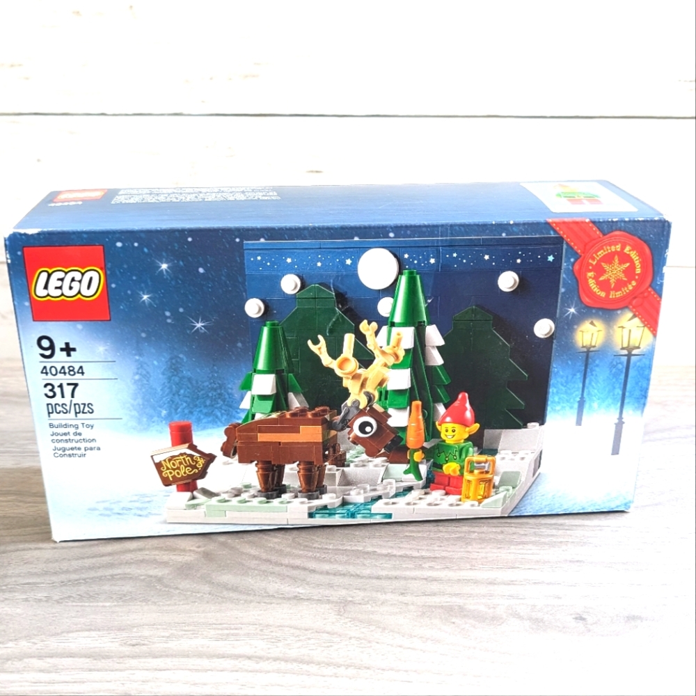 Lego 40484 Christmas Santas Front Yard Retired Limited Edition Christmas